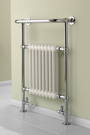 Renhold Towel Radiator 945 X 500 Chrome/White